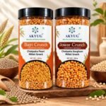 Bajri Crunch Chatpata & Jowar Crunch Chatpata | Millet Snacks 250 g x Pack of 2